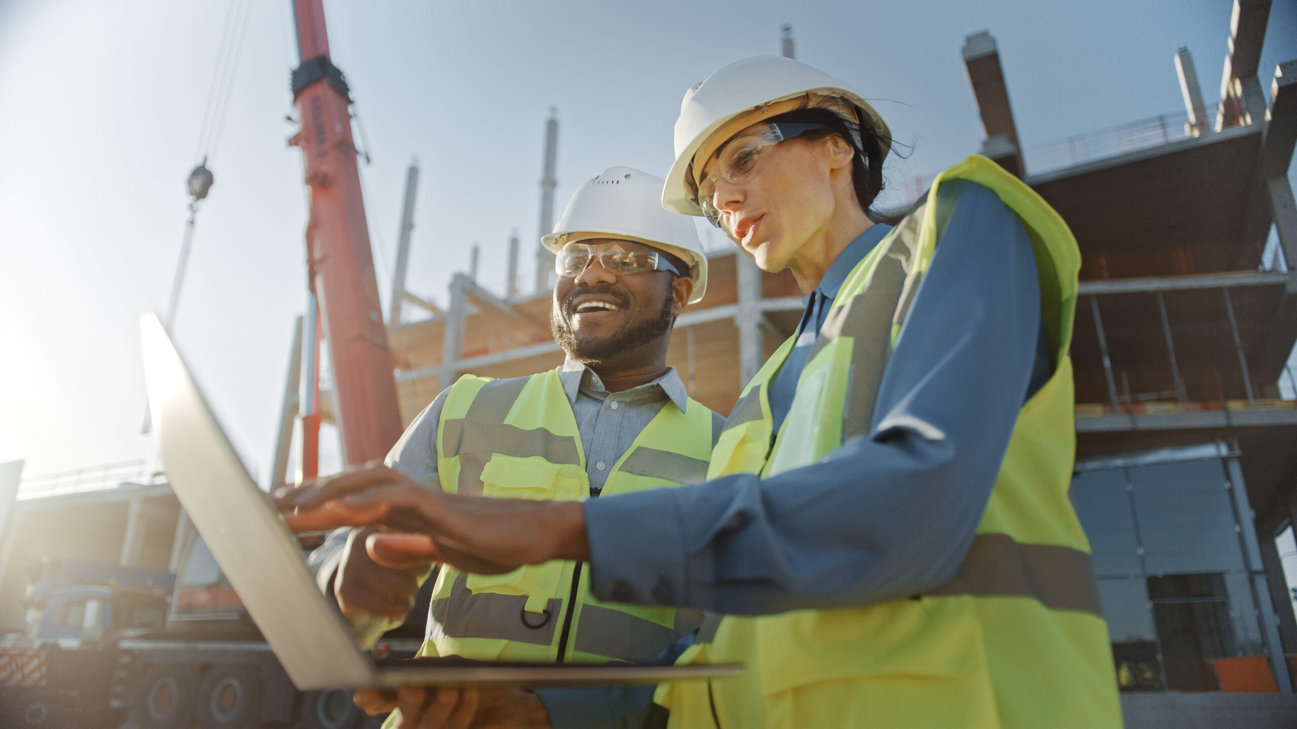Two Specialists Inspect Commercial